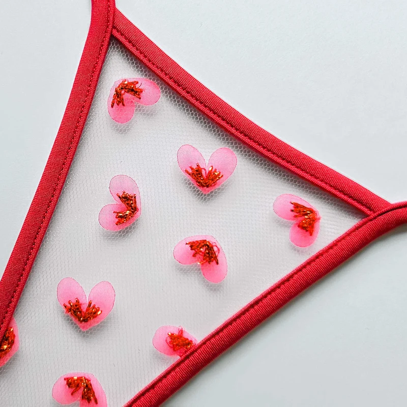 Sweethearts - Mini T-String - Rot