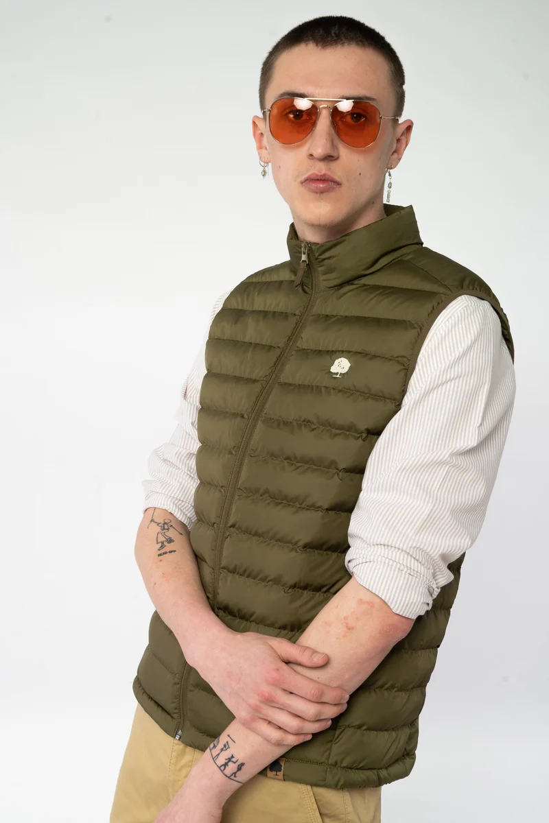 Steppweste aus recyceltem Polyester