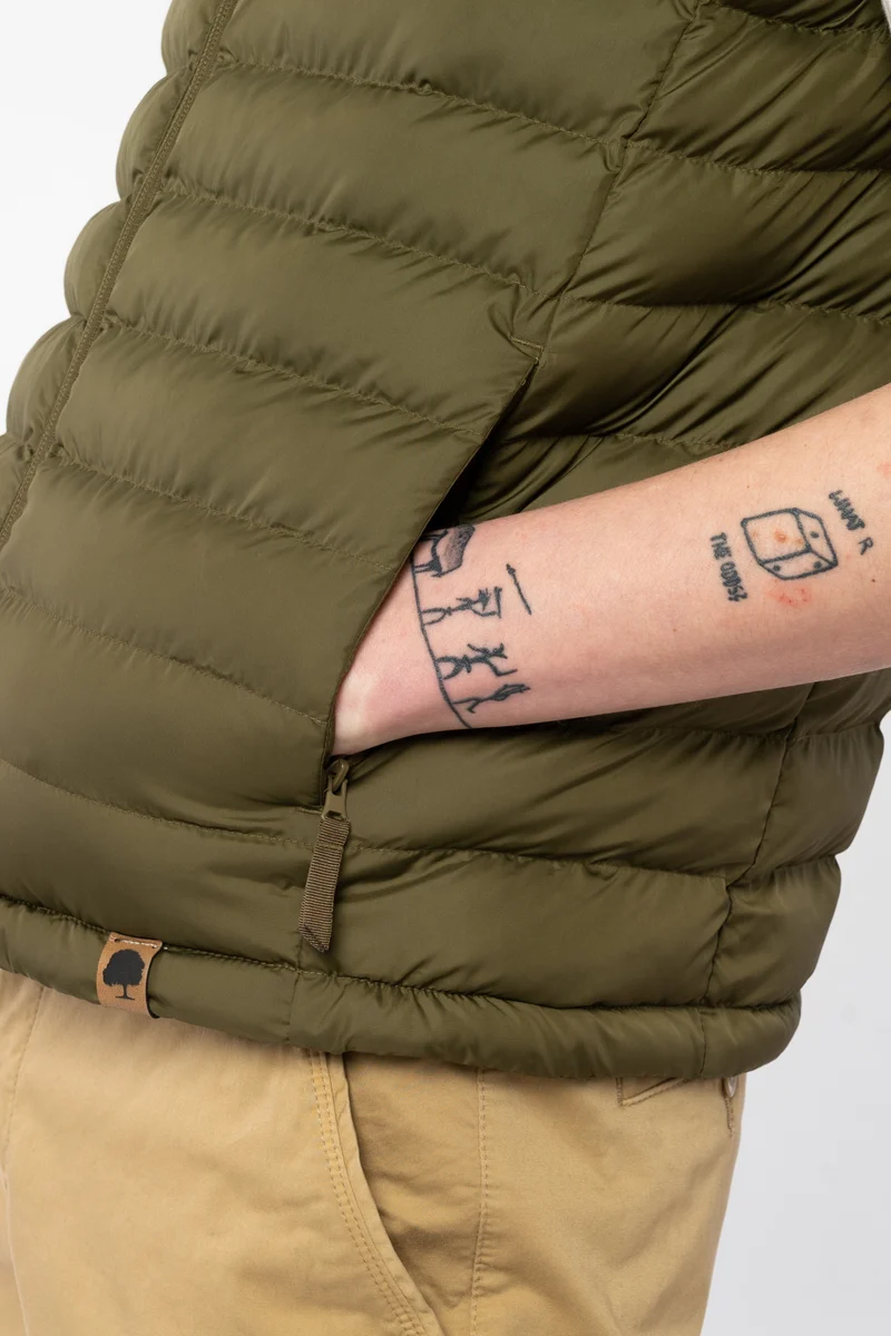 Steppweste aus recyceltem Polyester