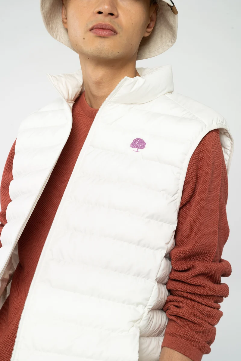 Steppweste aus recyceltem Polyester