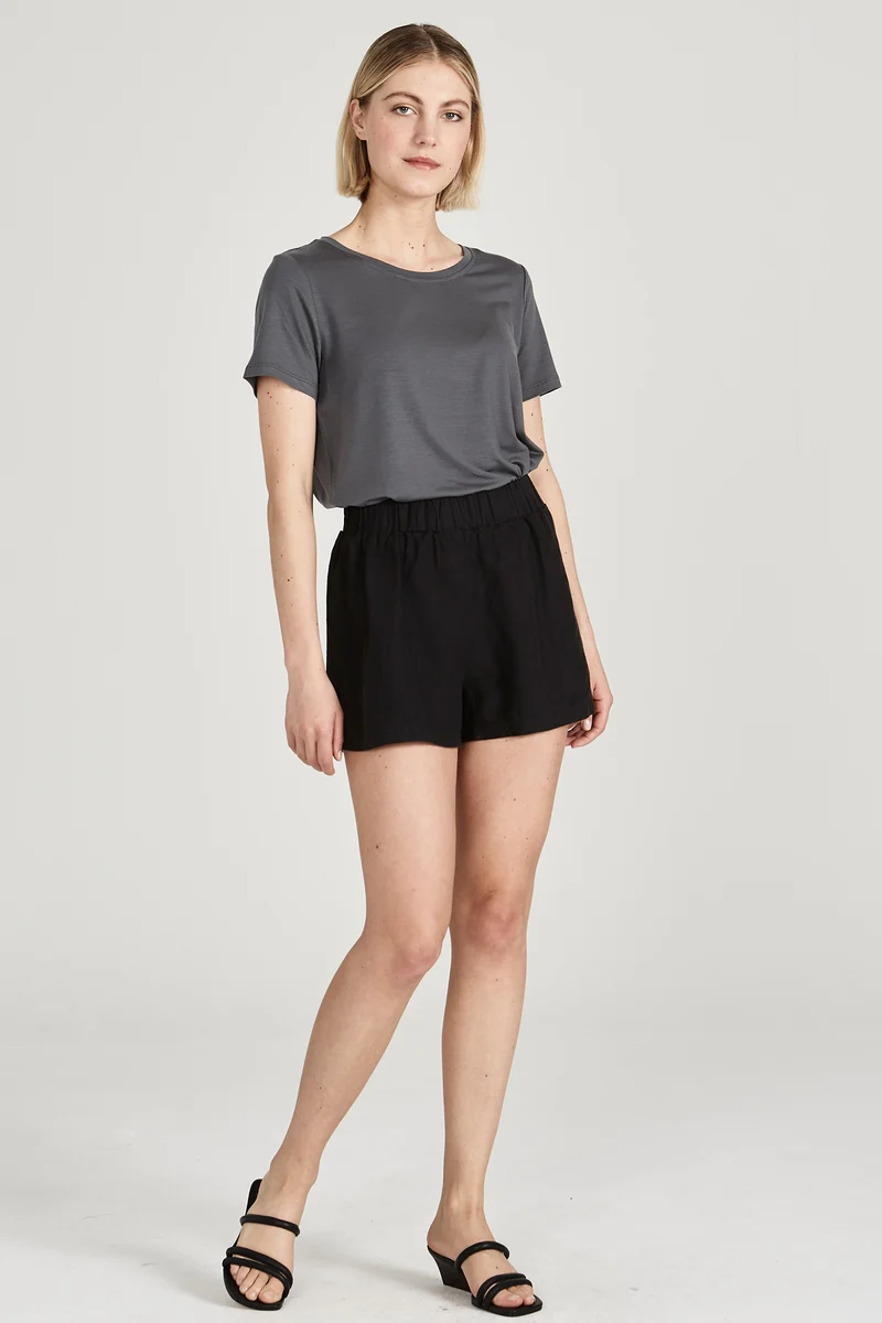 Kurze Hose aus Leinen