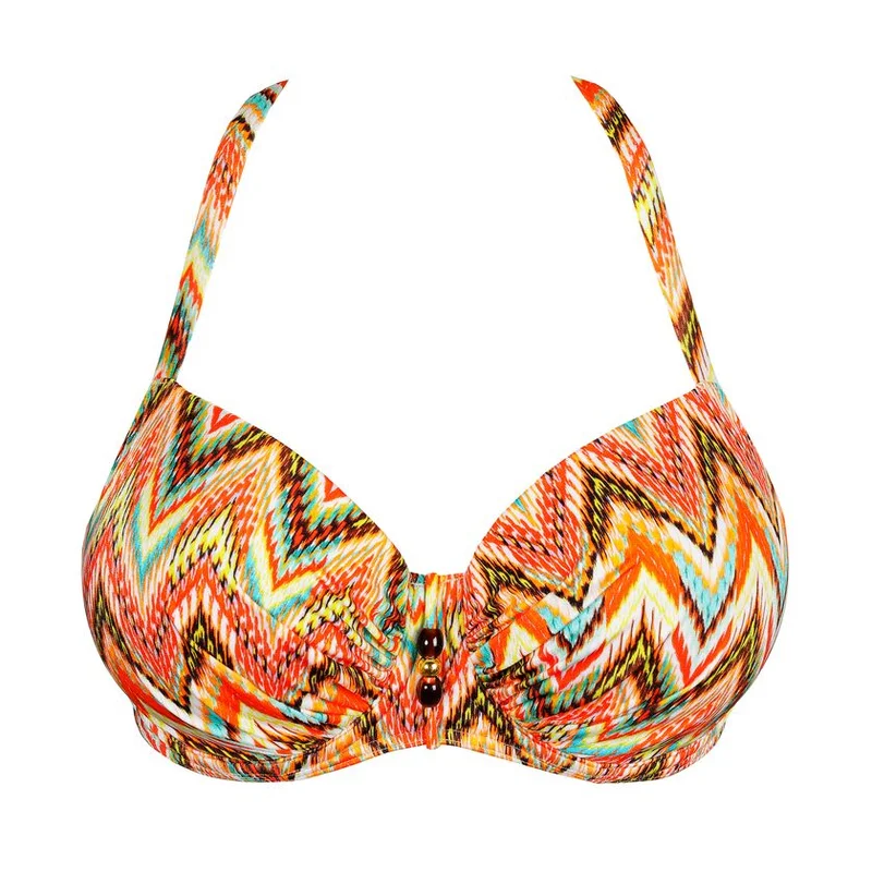 PrimaDonna Swimwear - Tubou gepolstertes Balconette-Bikini-Oberteil Ikat Sommer