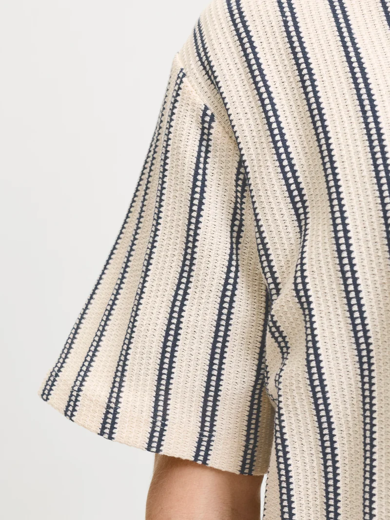 JPRBLUHARRY SS SPLIT NECK POLO SN