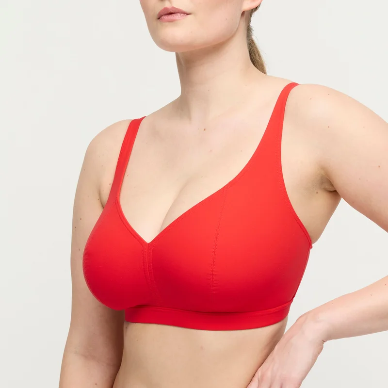 PrimaDonna Swimwear - Aswan Triangle Bikini Top Fiesta Red