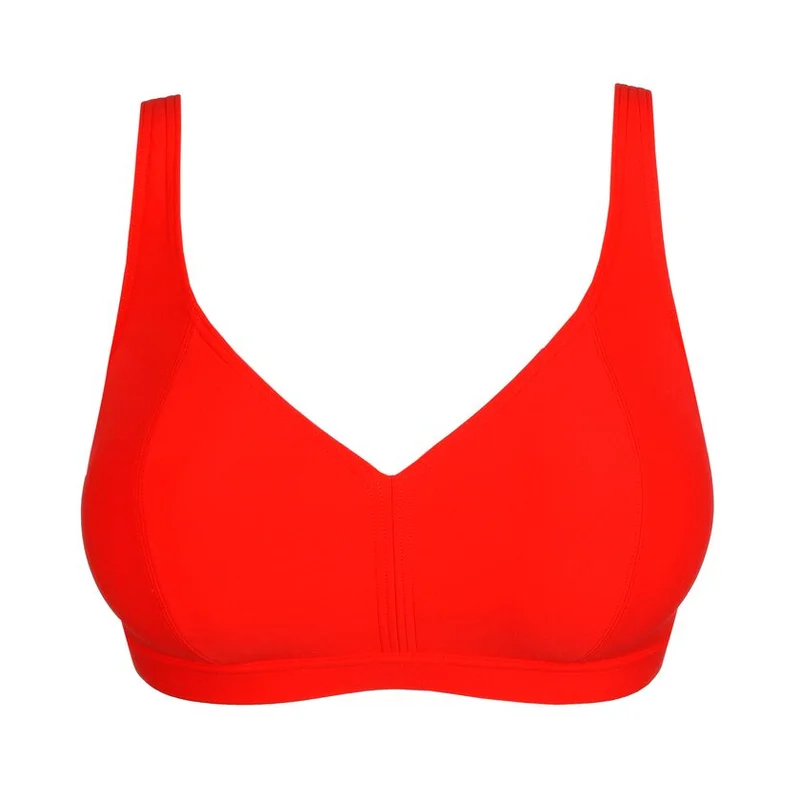 PrimaDonna Swimwear - Aswan Triangle Bikini Top Fiesta Red