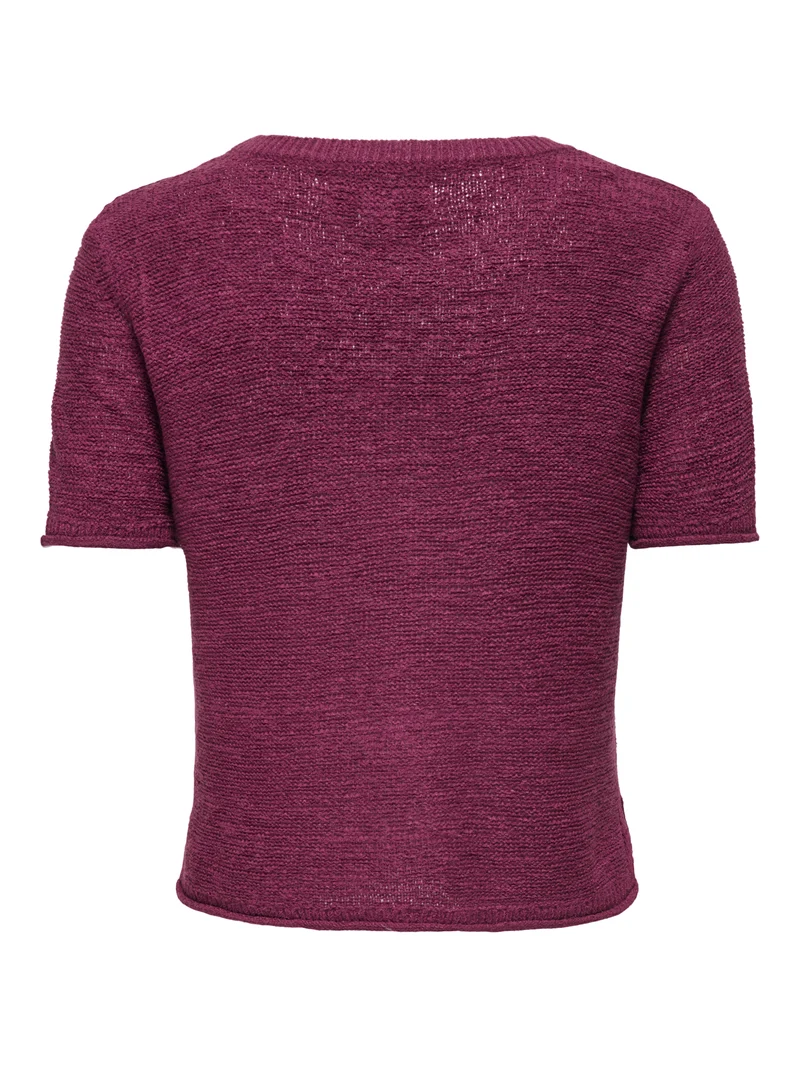 ONLSUNNY S/S PULLOVER KNT NOOS