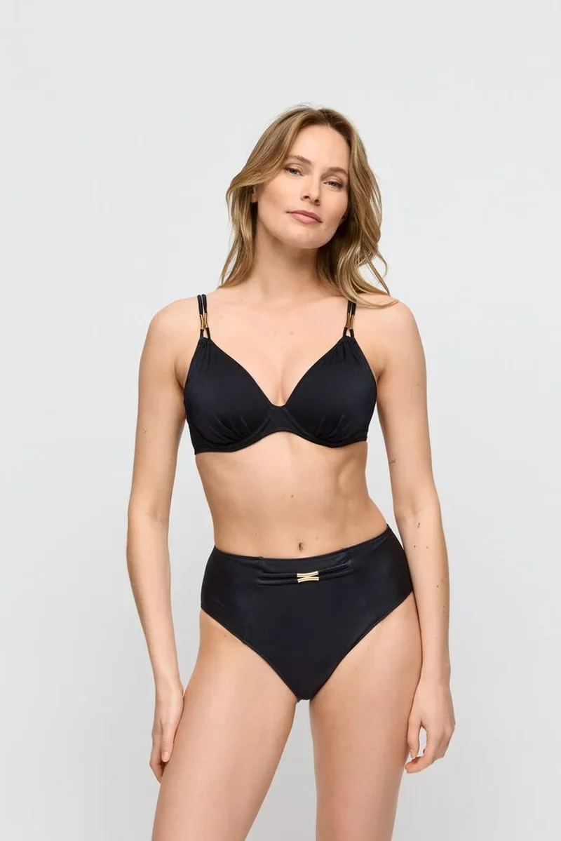 Marie Jo Swimwear – Hello Sunset Gepolstertes Bikini-Oberteil Herzform Schwarz
