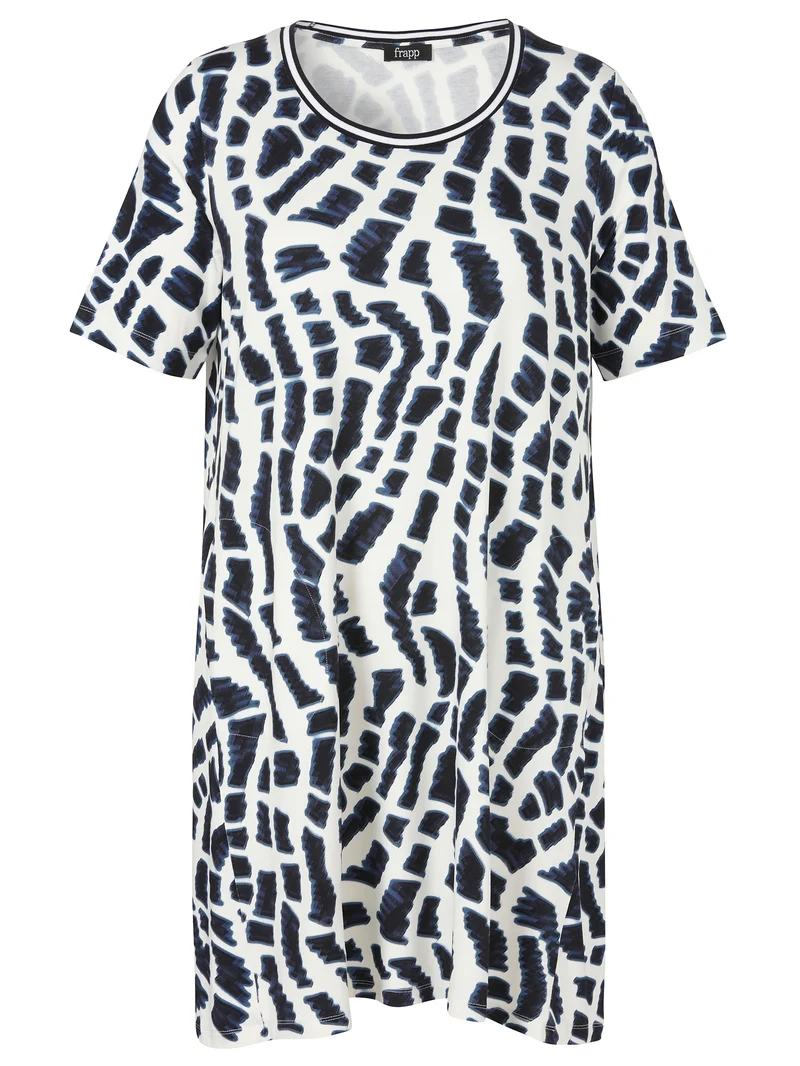 Kleid Rundhals 1/2 Arm Druck