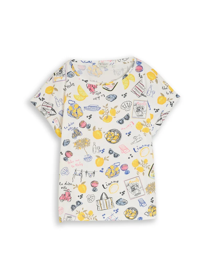 T-Shirt mit Allover-Print
