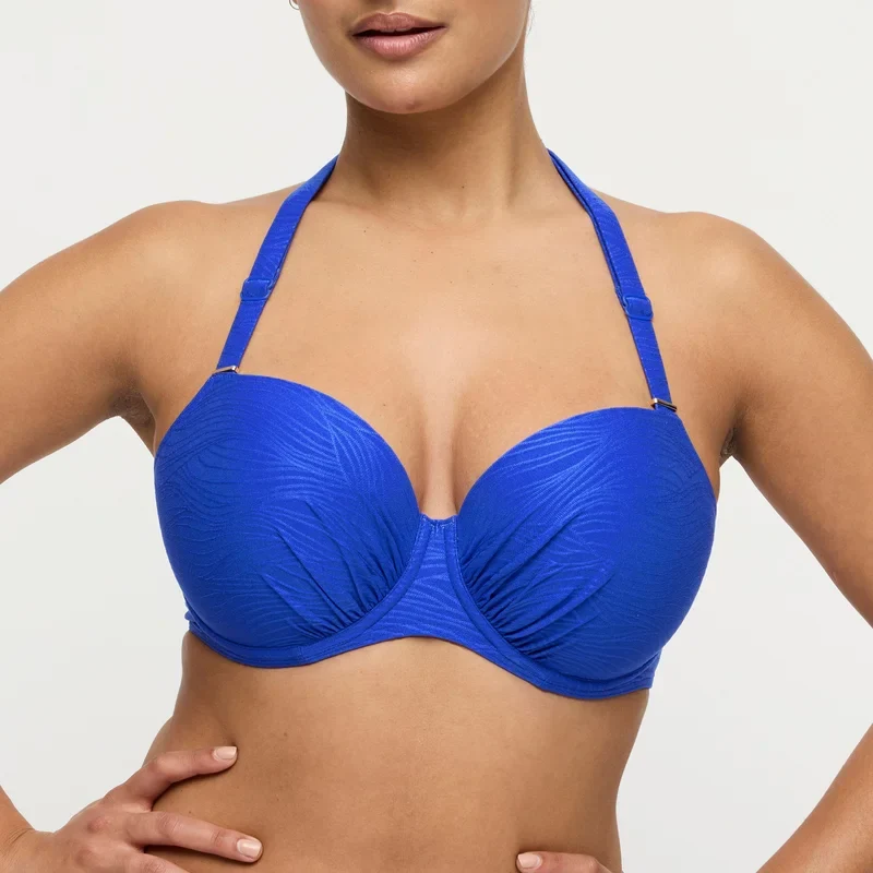 PrimaDonna Swimwear - Mantas gepolstertes Balconette-Bikini-Oberteil, Electric Blue
