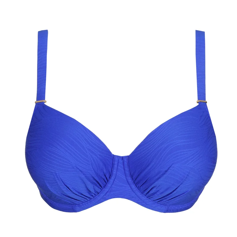 PrimaDonna Swimwear - Mantas gepolstertes Balconette-Bikini-Oberteil, Electric Blue
