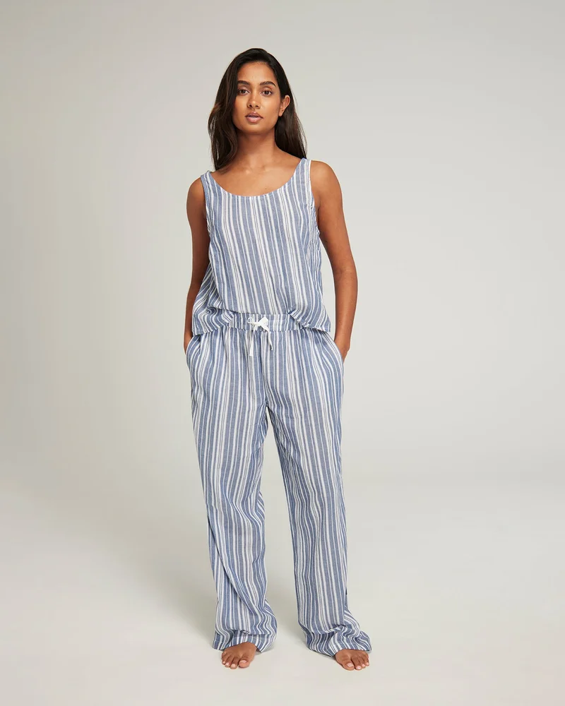 Nudea - Tank French Navy Stripe