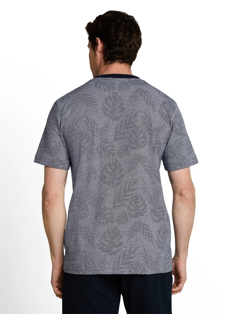 Jacquard T-Shirt mit Muster