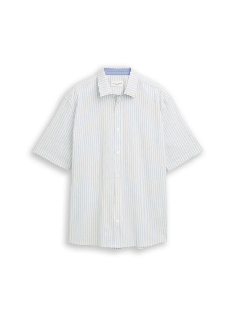 Comfort Fit Seersucker Kurzarmhemd