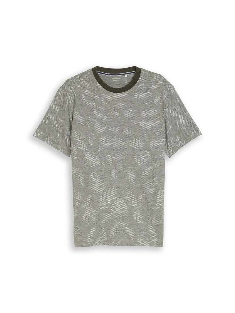 Jacquard T-Shirt mit Muster