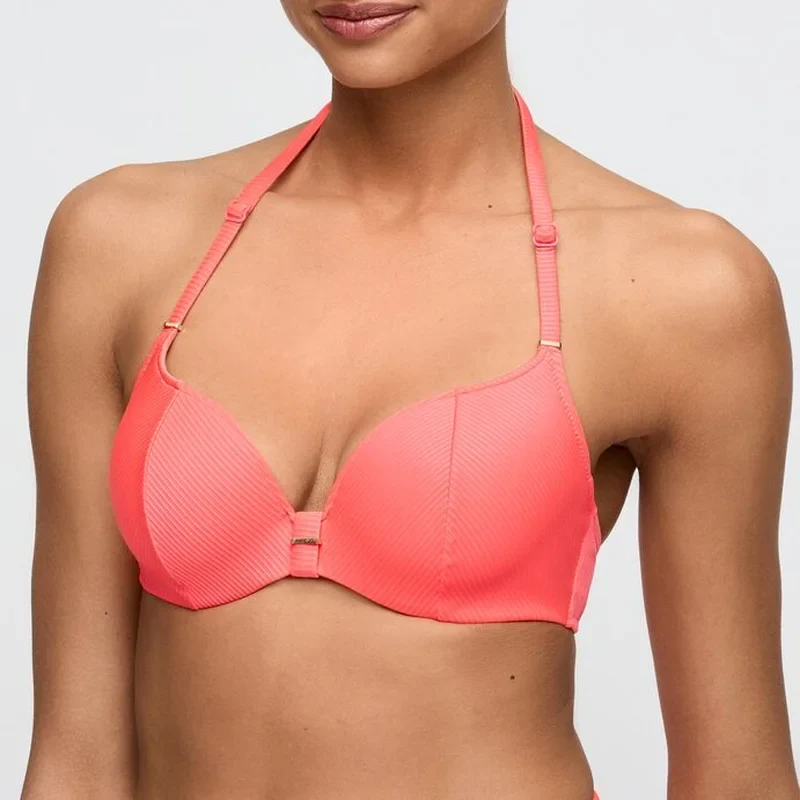 Marie Jo Swimwear - Cassie Gepolstertes Bikini-Oberteil Herzform Neon Fiesta
