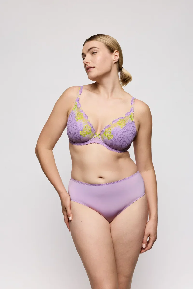 PrimaDonna - Ixia halb wattierter Plunge-BH Wisteria