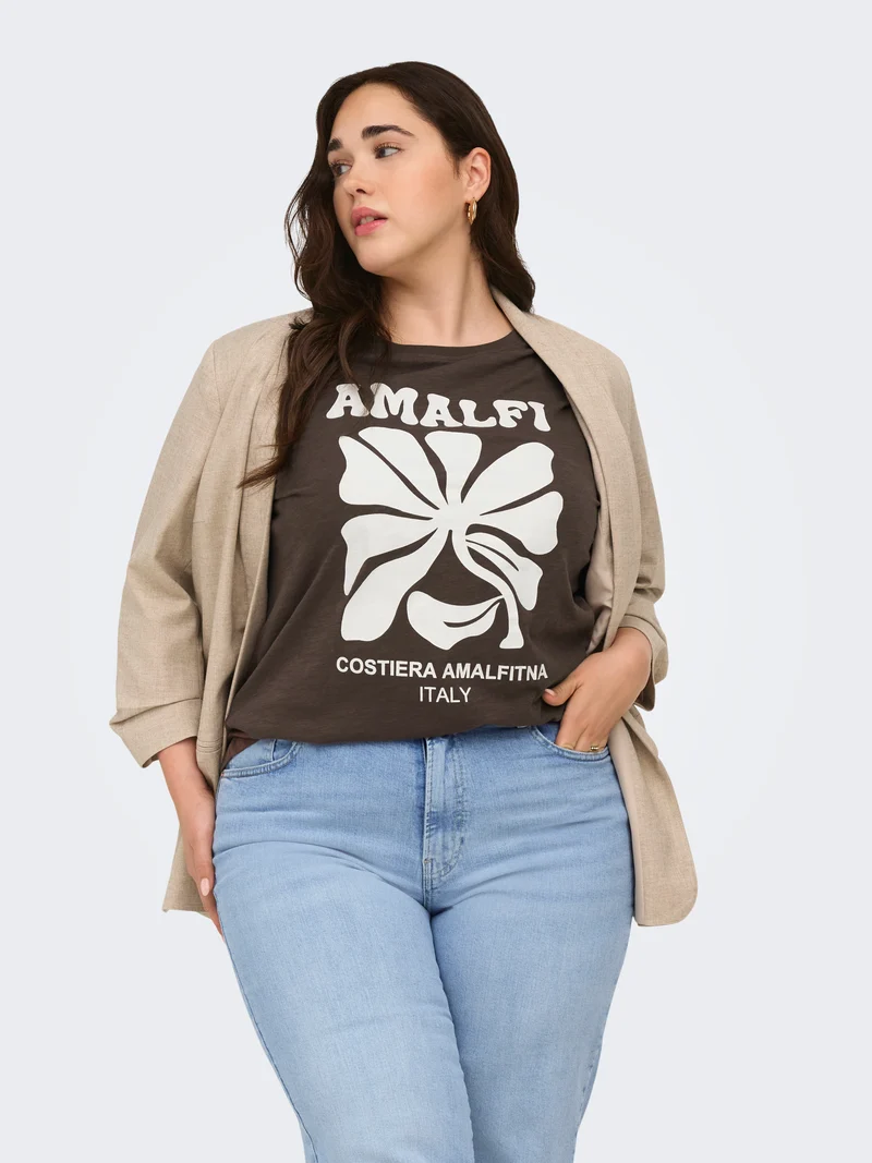 CARESMA SS O-NECK JEANS FIT TEE JRS
