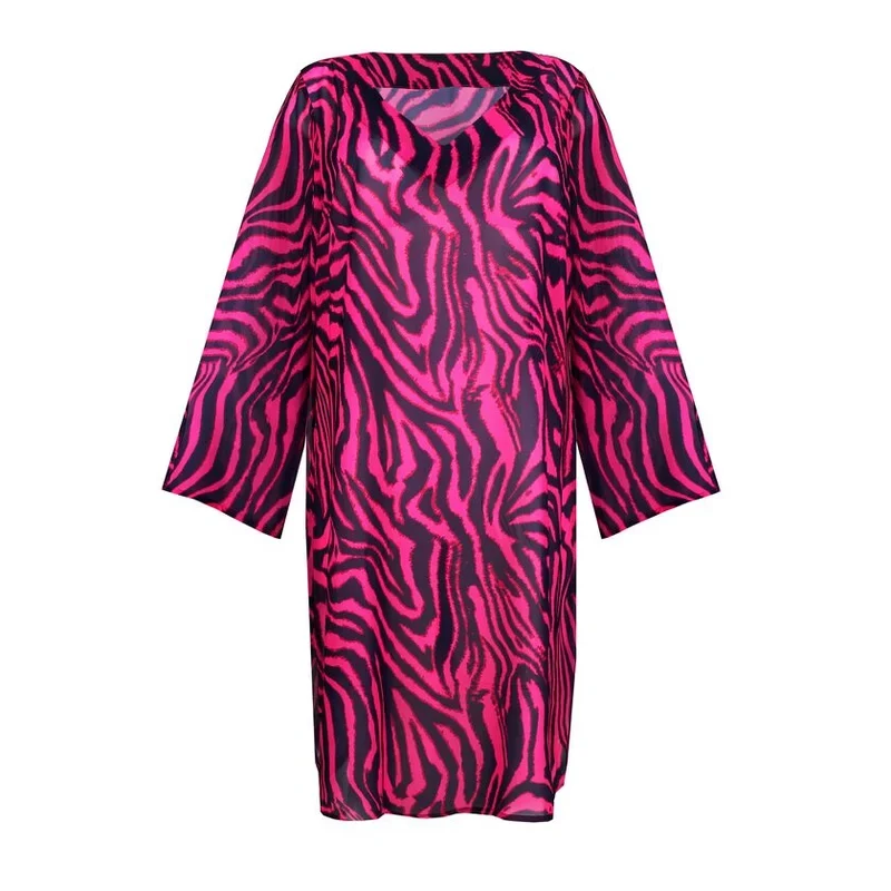 PrimaDonna Bademode - Malabo Bademode Kaftan Pink Zebra