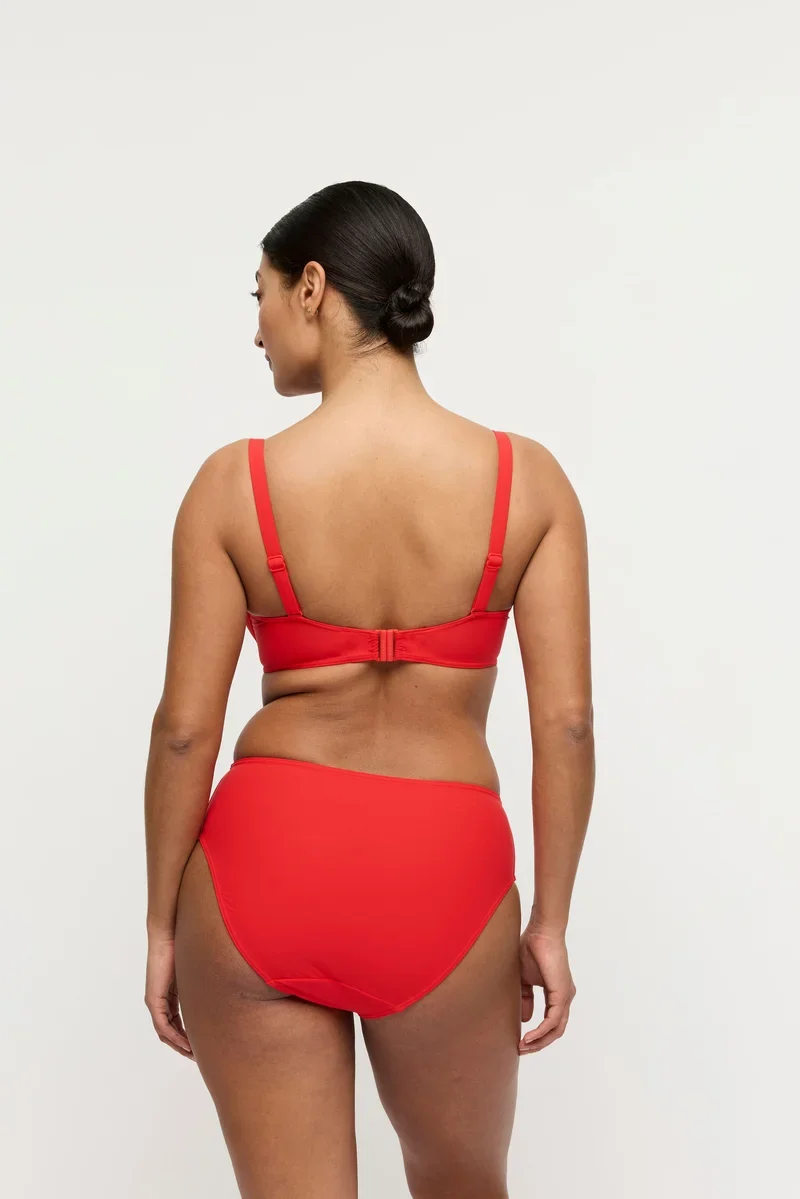 PrimaDonna Swimwear - Aswan Padded Balcony Bikini Top Fiesta Red