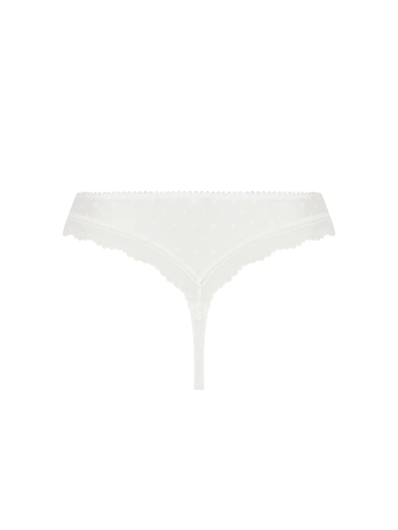 Antigel von Lise Charmel – Resille Boheme Thong Ecru Perlmutt