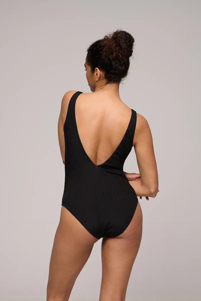 Marie Jo Swimwear - Emly Bügelloser Plunge-Badeanzug Schwarz