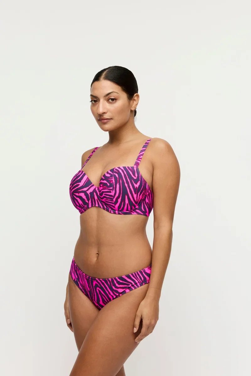 PrimaDonna Bademode - Malabo Bikini-Slip Rio Hot Pink Zebra