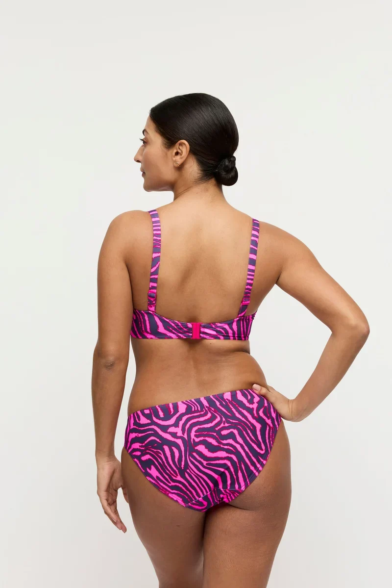 PrimaDonna Bademode - Malabo Bikini-Slip Rio Hot Pink Zebra