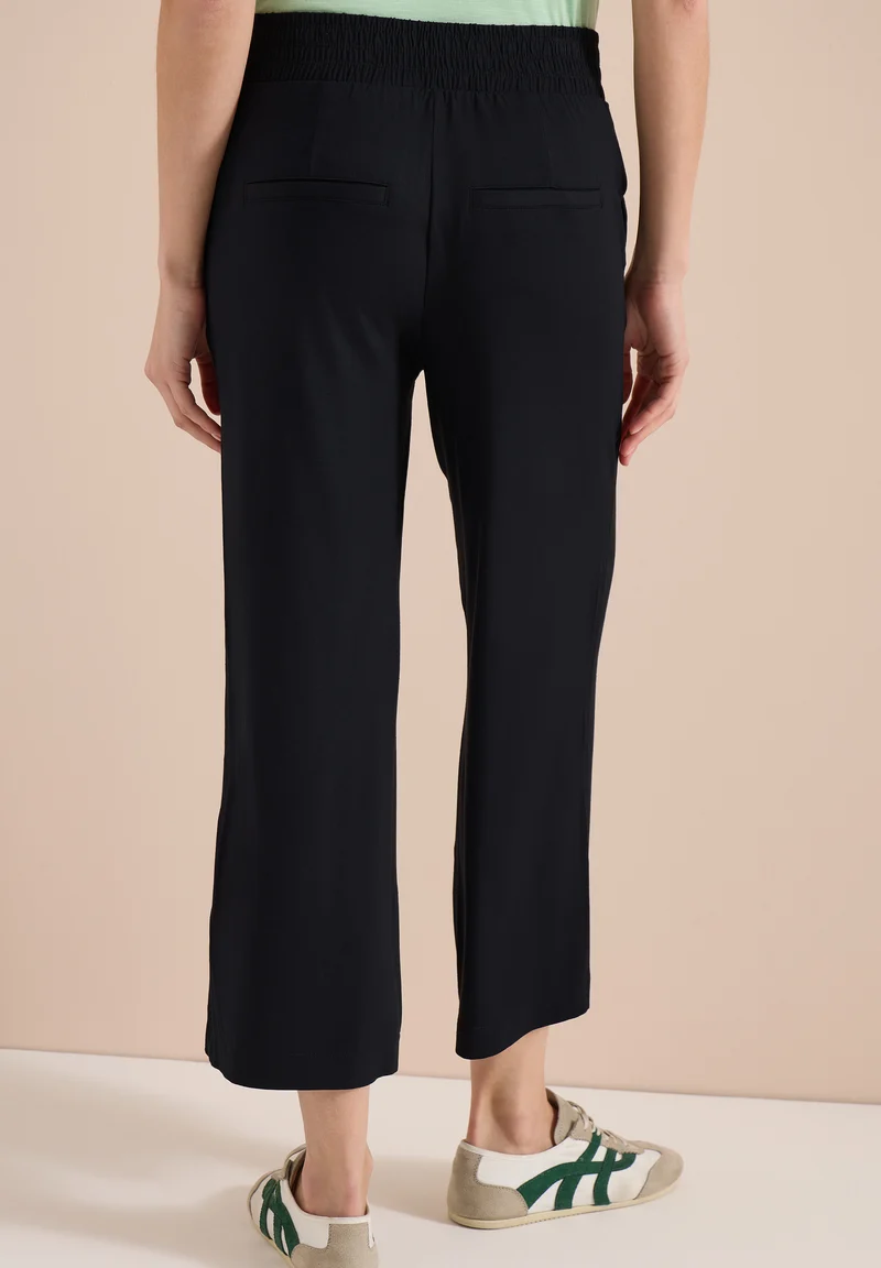 3/4 High Waist Wide Leg Hose im Loose Fit