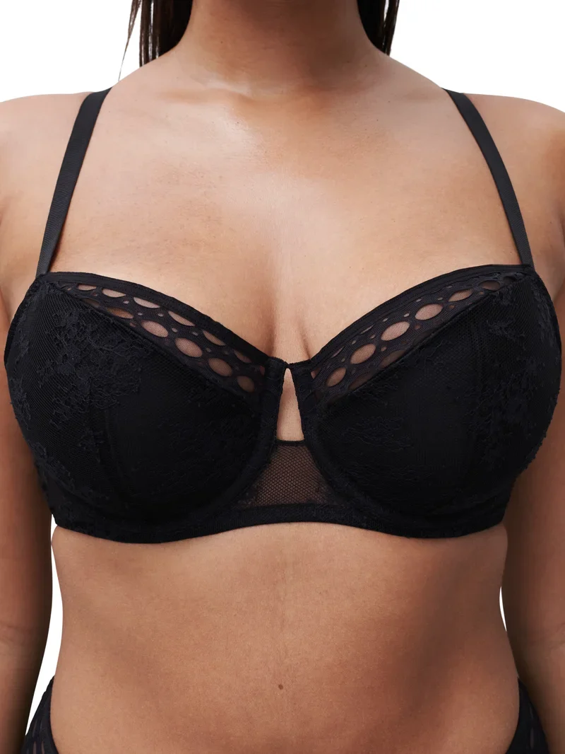 Chantelle - Poison Halbschalen-Schaumstoff-BH Schwarz