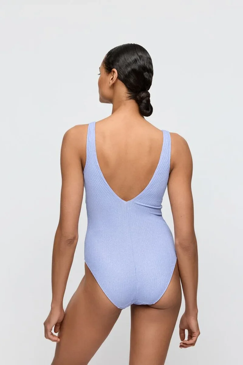 Marie Jo Swimwear - Tinjis Plunge Badeanzug, kabellos, Sparkling Dusk
