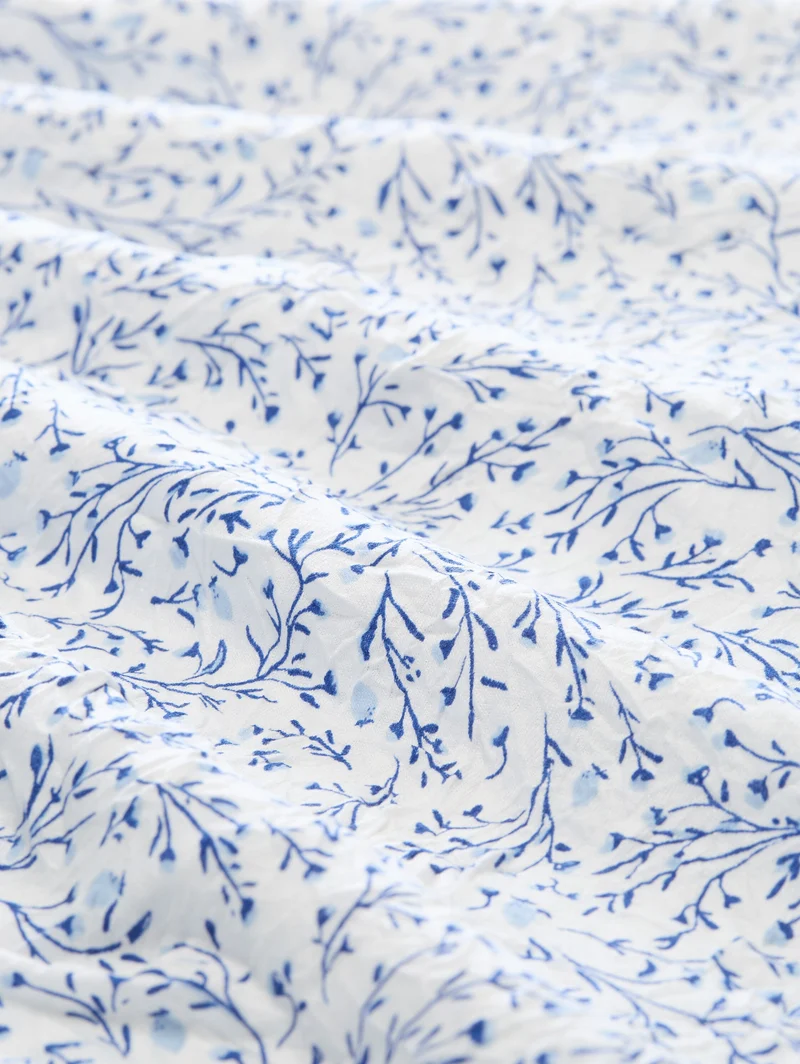 Crinkle T-Shirt mit Muster