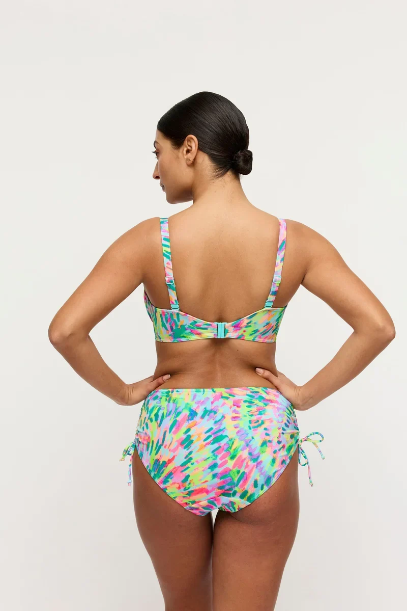 PrimaDonna Bademode - Douala Bikinihose mit durchgehendem Höschen, Seil-Design, impressionistischer Sommerstil