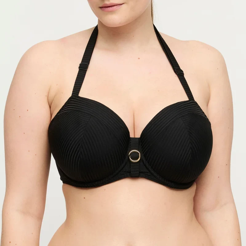 PrimaDonna Swimwear - Delray Gepolstertes Balconette-Bikini-Oberteil Schwarz