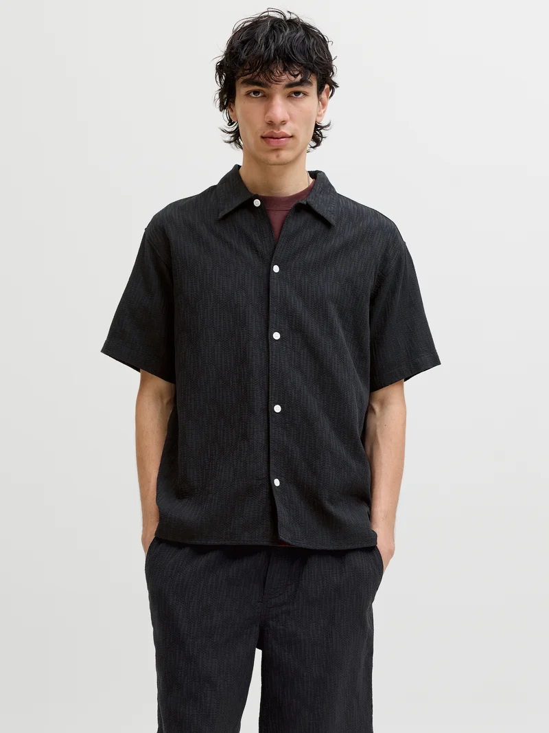 JORMONTAUK WAVY TEXTURE SHIRT SS SN