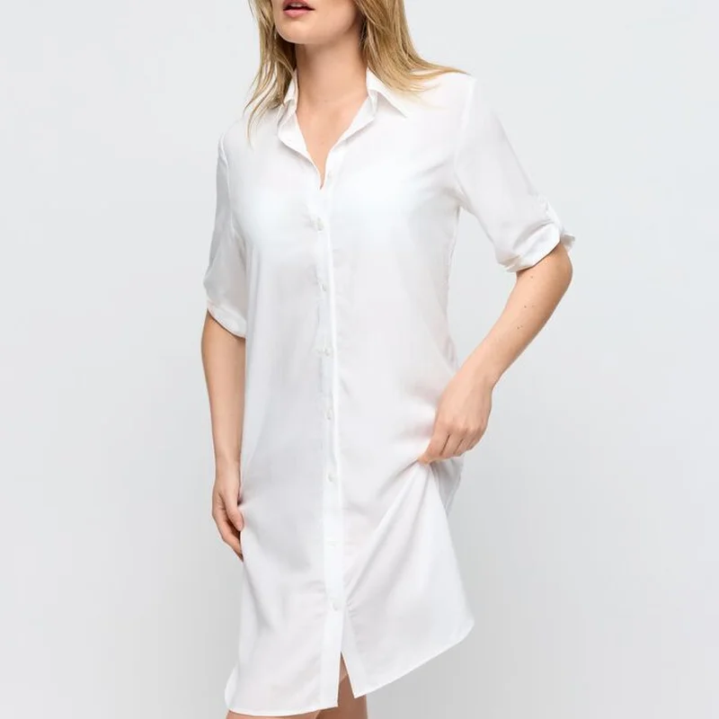 Marie Jo Swimwear - Taleah Kurzes Badekleid Elfenweiß