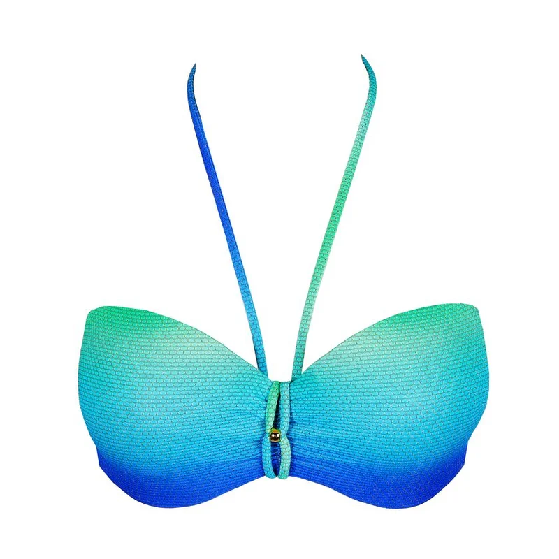 Marie Jo Swimwear - Nusa Dua Gepolstertes trägerloses Bikini-Oberteil Seascape