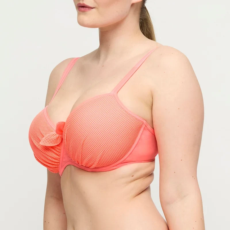 PrimaDonna Swimwear - Rivas Gepolstertes Balconette-Bikini-Oberteil Neon Fiesta