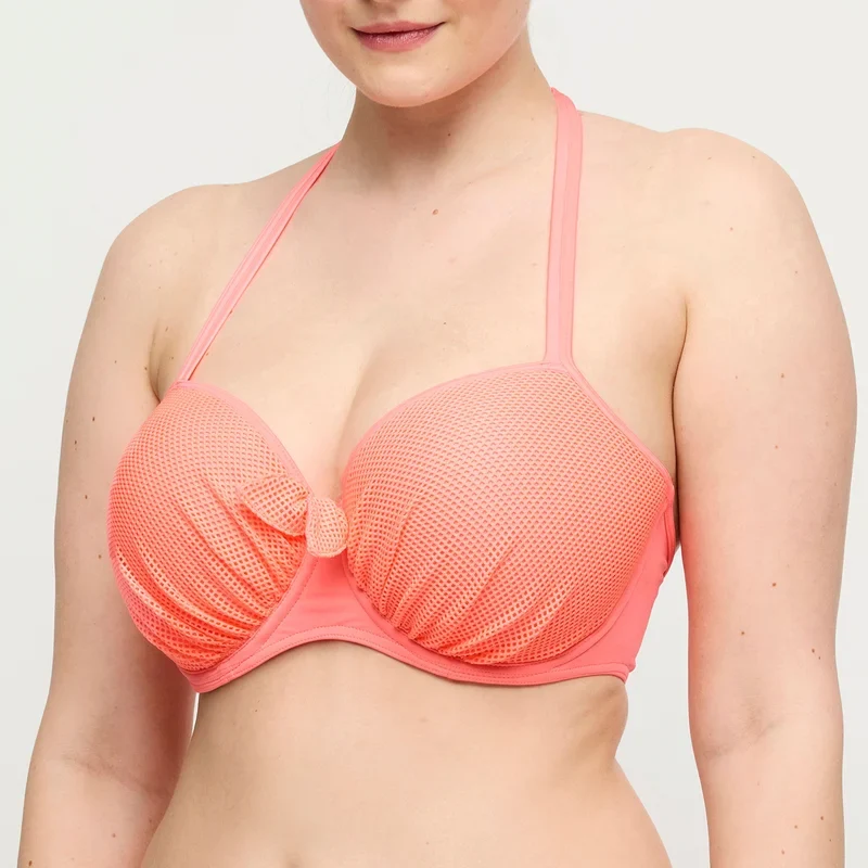 PrimaDonna Swimwear - Rivas Gepolstertes Balconette-Bikini-Oberteil Neon Fiesta