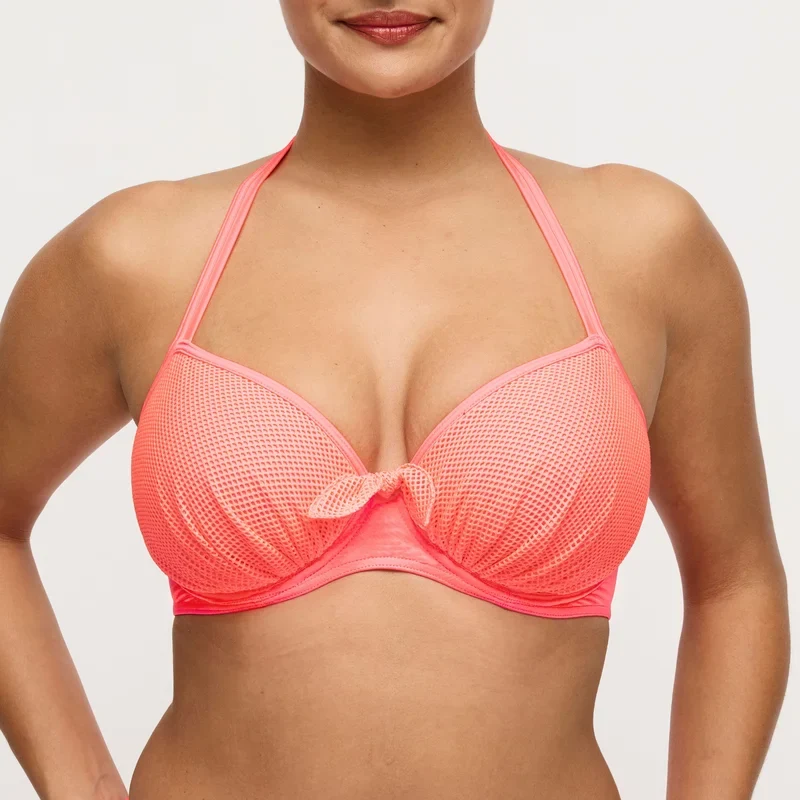 PrimaDonna Swimwear - Rivas Full Cup Bikini Top Neon Fiesta