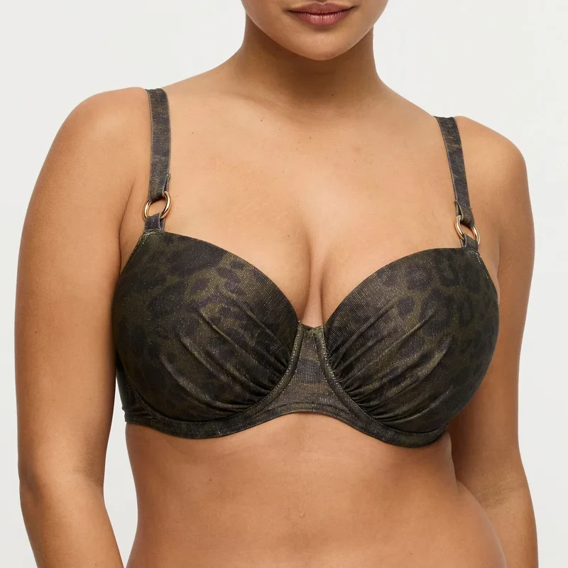 PrimaDonna Swimwear - Ratjada Gepolstertes Balconette-Bikini-Oberteil Jungle Jaguar