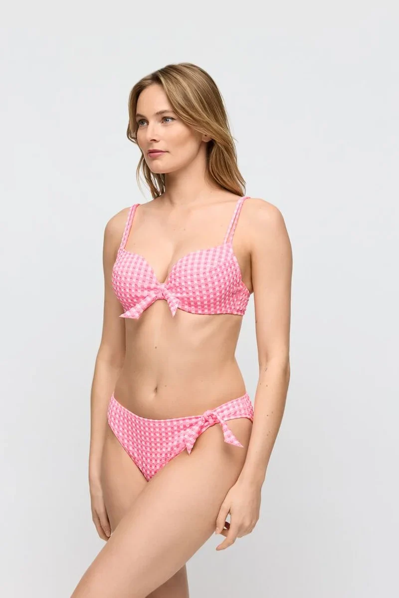Marie Jo Swimwear - Mary Lynn Gepolstertes Bikini-Oberteil Herzform Rosen-Gingham