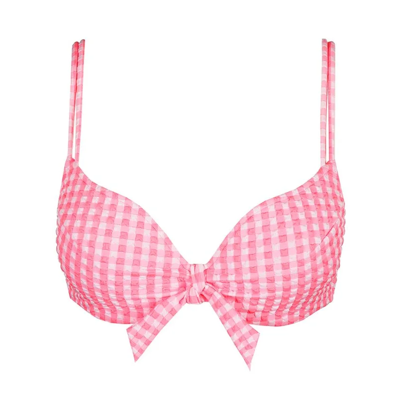 Marie Jo Swimwear - Mary Lynn Gepolstertes Bikini-Oberteil Herzform Rosen-Gingham