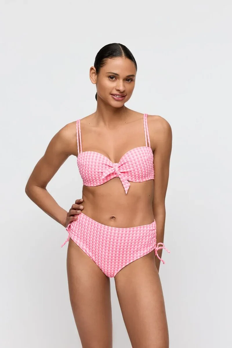 Marie Jo Swimwear - Mary Lynn Gepolstertes Balconette-Bikini-Oberteil Rose Vichy