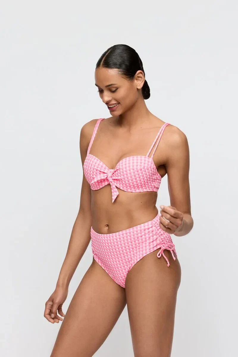 Marie Jo Swimwear - Mary Lynn Gepolstertes Balconette-Bikini-Oberteil Rose Vichy