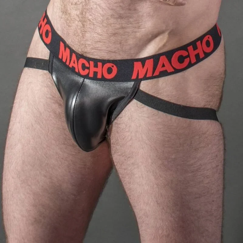 MACHO - MX25RC JOCK ROTES LEDER
