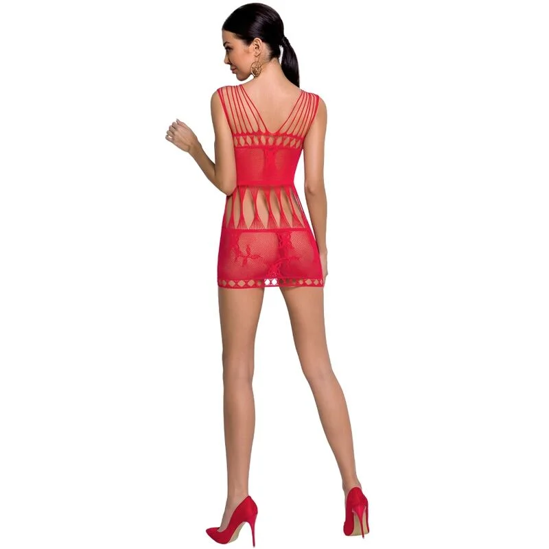 PASSION - WOMAN BS090 ROTER BODYSTOCKING, EINE GRÖSSE