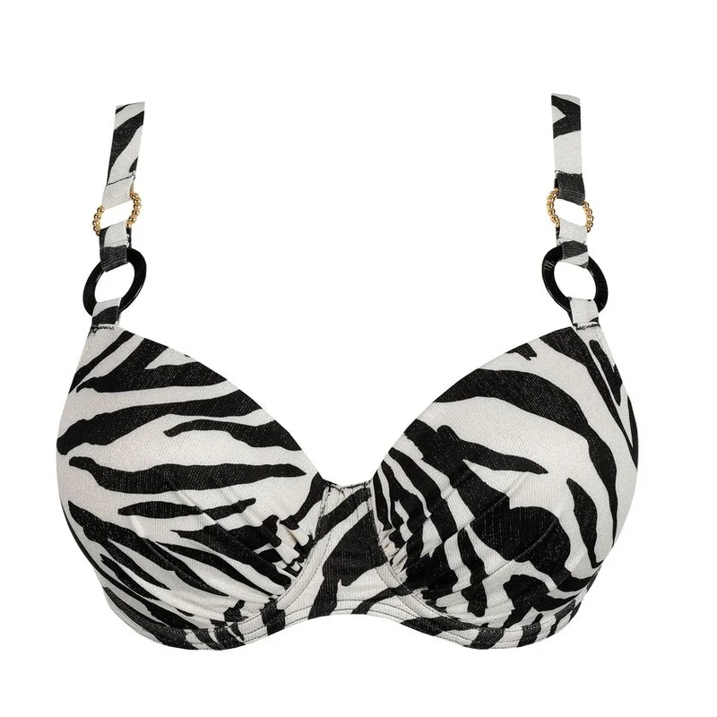 PrimaDonna Swimwear - Dalice Padded Balcony Bikini Top Sauvage Shine