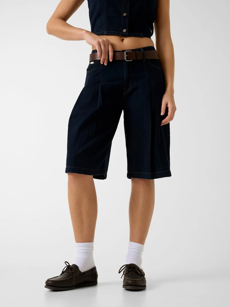GJ CLASSIC PLEATED BERMUDA
