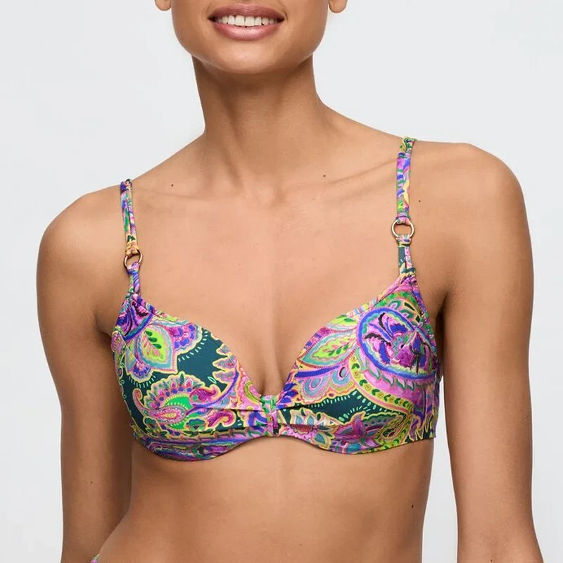 Marie Jo Swimwear - Jolise Gepolstertes Bikini-Oberteil Herzform Tropisches Paisley